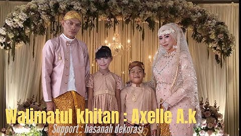 Dokumentasi walimatul khitan Aa axelle