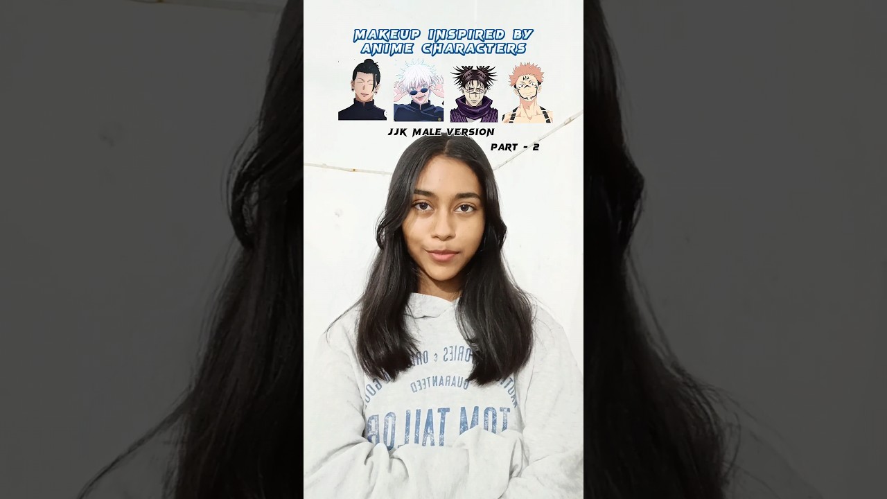 Makeup Inspired by Anime Character (part-2) #animecosplay #animemakeup