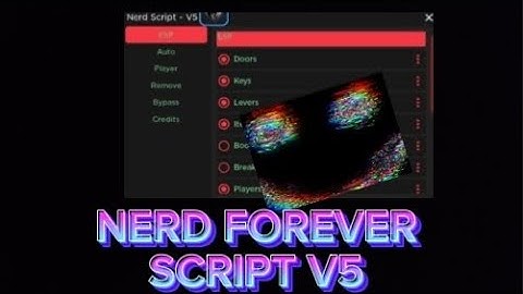 ROBLOX Door👁 🔥[Nerd forever Script v5]🔥                more in description