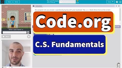 Code.org Express Lesson 23 Text Prompts | Tutorial with Answers | Course E Lesson 7