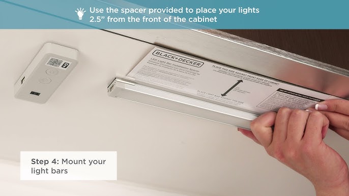 BLACK+DECKER® PureOptics™ LED PUSH WIRE® Under Cabinet Lighting - Full  Overview on Vimeo