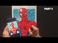 How to draw spiderman body  step by step  tutorial 
