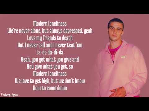 Lauv - Modern Loneliness (Lyrics)