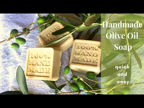 ОЛИВКОВОЕ МЫЛО самый простой способ SAPONE ALL&rsquo;OLIVA il modo più semplice ||Handmade olive oil soap