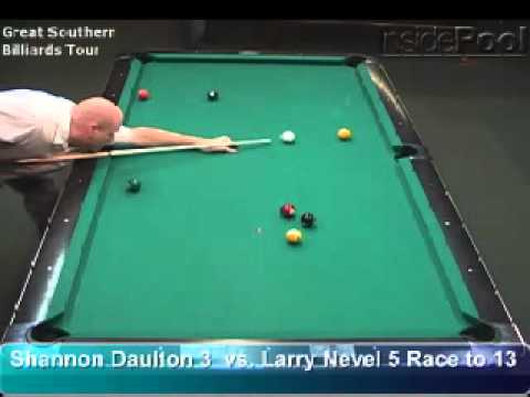 Billiards Larry Nevel vs Shannon Daulton at the Gr...