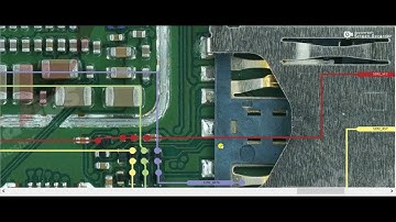 schematic diagram of techno spark 6 go of sim card