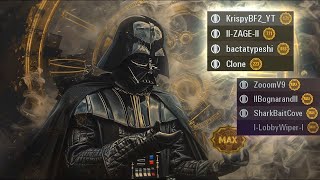 Competitive 4v4 FIGHTING MAXED OUT LOBBY | HvV #986 | Star Wars Battlefront 2