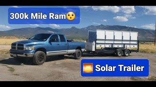 Non CDL Power Only Hotshot Trucking - Solar Panel Trailer