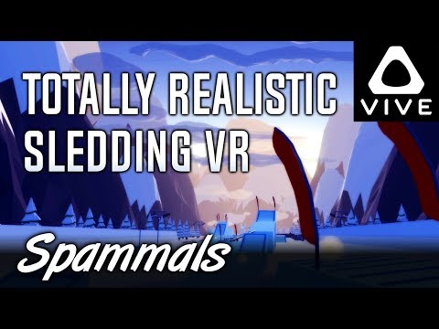 Totally Realistic Sledding VR (HTC Vive VR)