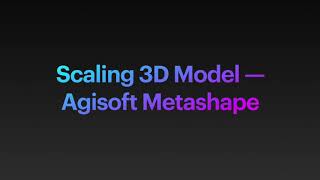 Famous Scaling 3D Model Agisoft Metashape Profile