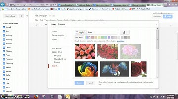 Google Drive-inserting images