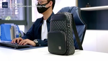 🩸WIWU MASTER FINGERPRINT LOCK CROSSBODY BAG🩸