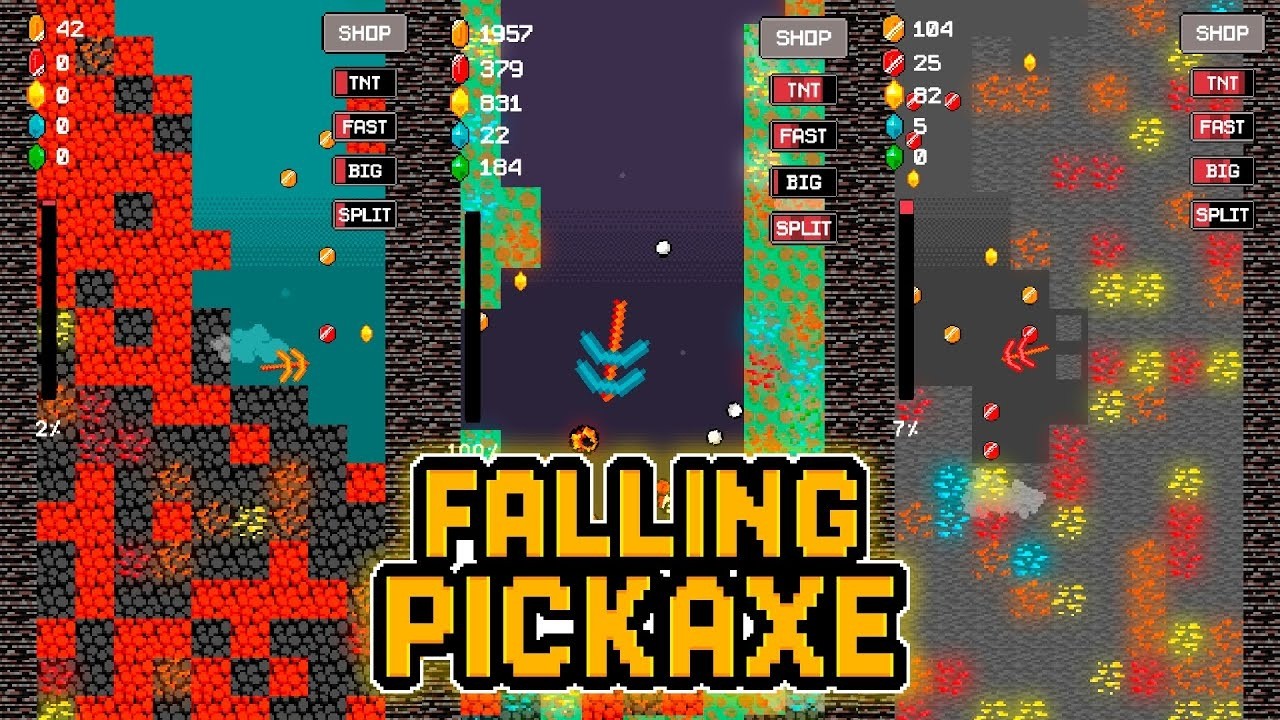 Minecraft Pickaxe Mining Live chat command vs Tnt 