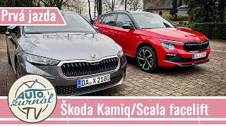 Škoda Kamiq a Scala facelift (2024): Testovacia jazda z balkóna hotelovej izby