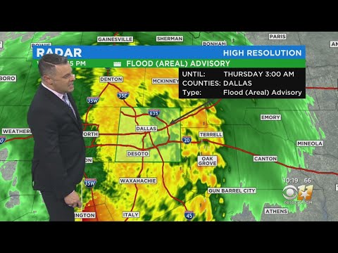 Widespread Rain Falls On North Texas