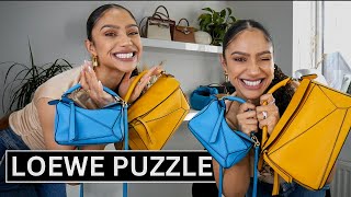 Watch Before Buying! LOEWE PUZZLE BAG,  | Pros + Cons, Sizing, What Fits Inside | Tiana Peri