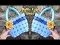 Bottle Caps Craft Ideas ! Ide kreatif dari TUTUP BOTOL BEKAS ! Tas Cantik | Bag Bottle craft