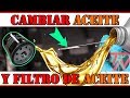 Como cambiar ACEITE y FILTRO de ACEITE coche 🚗