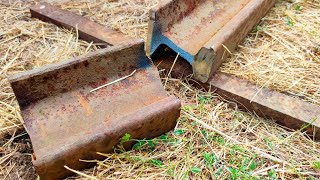 How To Break a Railroad Track with a Sledge Hammer | Experiment