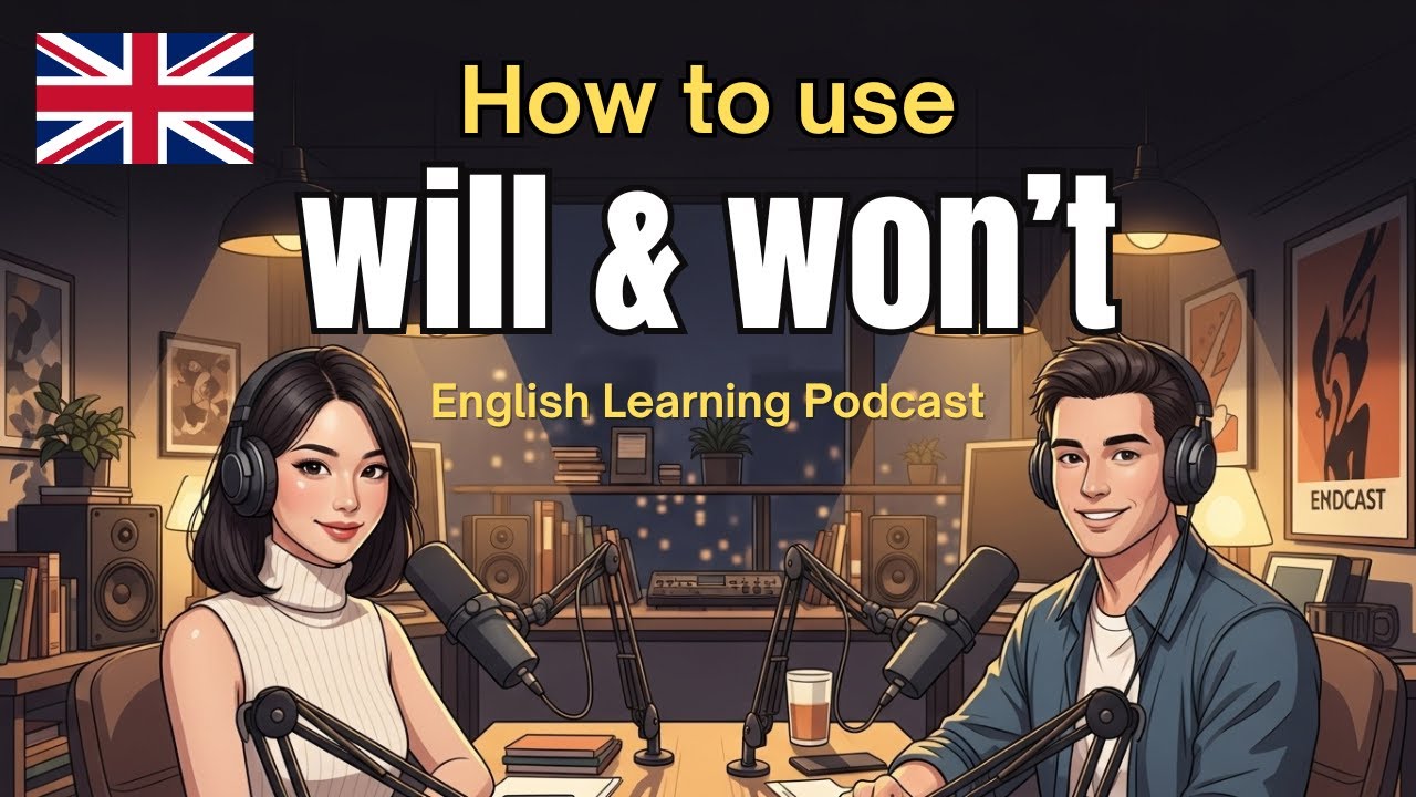 Stop Confusing WILL & WON’T!  Future English for Beginners (A2) | Easy Speaking Practice