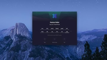 Exodus Wallet Tutorial 101 How To Restore Using Secret 12-Word Phrase BIP39