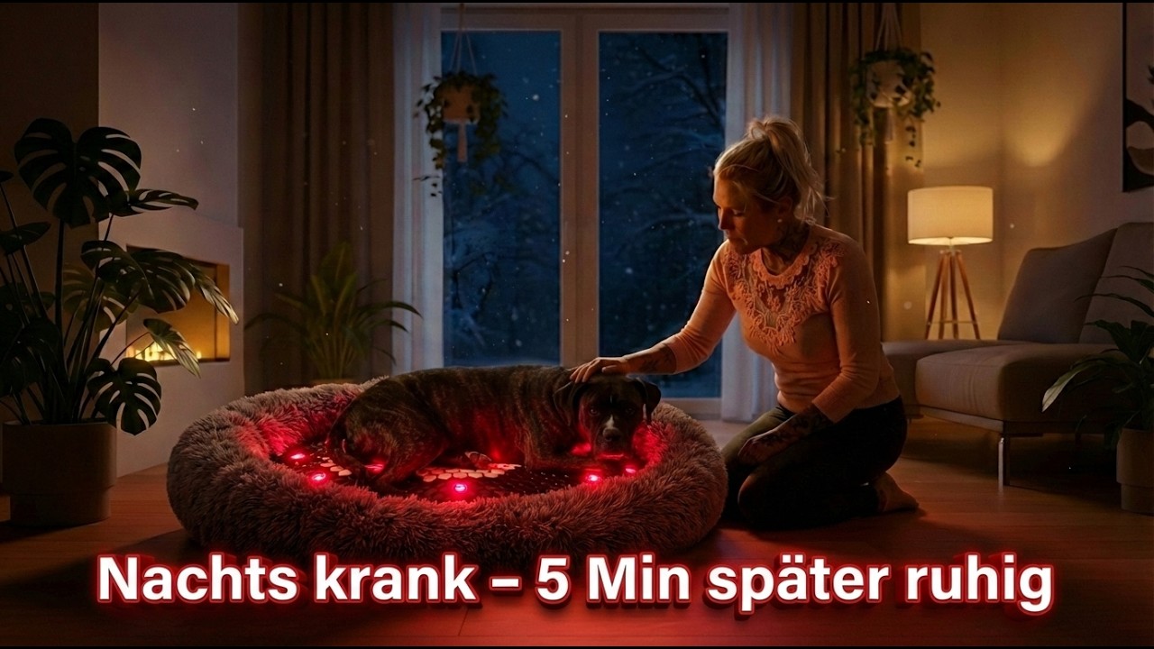 Mein Hund war krank um 4 Uhr nachts! Diese Einstellung hat ihm geholfen...