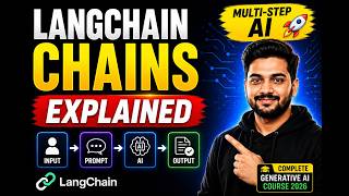 LangChain Chains Explained 🚀 | Build Multi-Step AI Workflows with Python (2026)