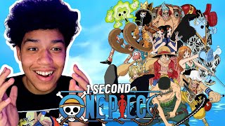 Watching ONLY 1 SECOND from every episode of One Piece!