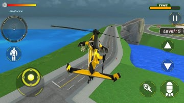 Air Robot Helicopter/  robot biến hình máy bay trực thăng bắn súng/  game wfk