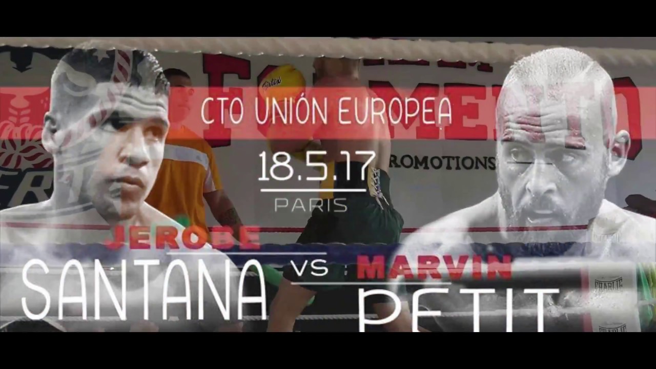 Jerobe Santana. A menos de un menos para disputar el título UE el 18mayo Paris