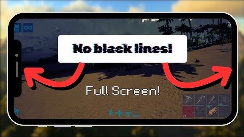 How to Enable Full Screen in ARK Mobile | Fix Black Bars Easily