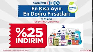 En Kısa Ayın En Doğru Fırsatları! Katı Sıvı Sabun Çeşitlerinde %25 İndirim!