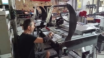 lusso banmakser thermoforming machine for chocolate transfer sheet works