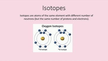 Atomic Structure and Isotopes - A Level Chemistry