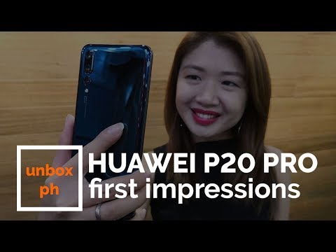 Huawei P20 Pro Hands-on, First Impressions