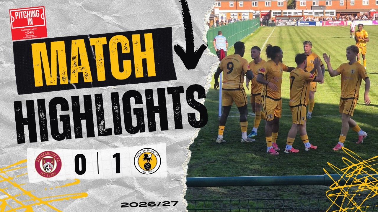 Highlights: Stourbridge 0-1 Racing Club Warwick | 03/10/2026 | SFLPC
