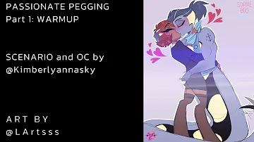 😏 PASSIONATE PEGGING 💗 Part 1: Warmup 💗 Hazbin Hotel Arackniss ⚠️ NSFW COLLAB ⚠️