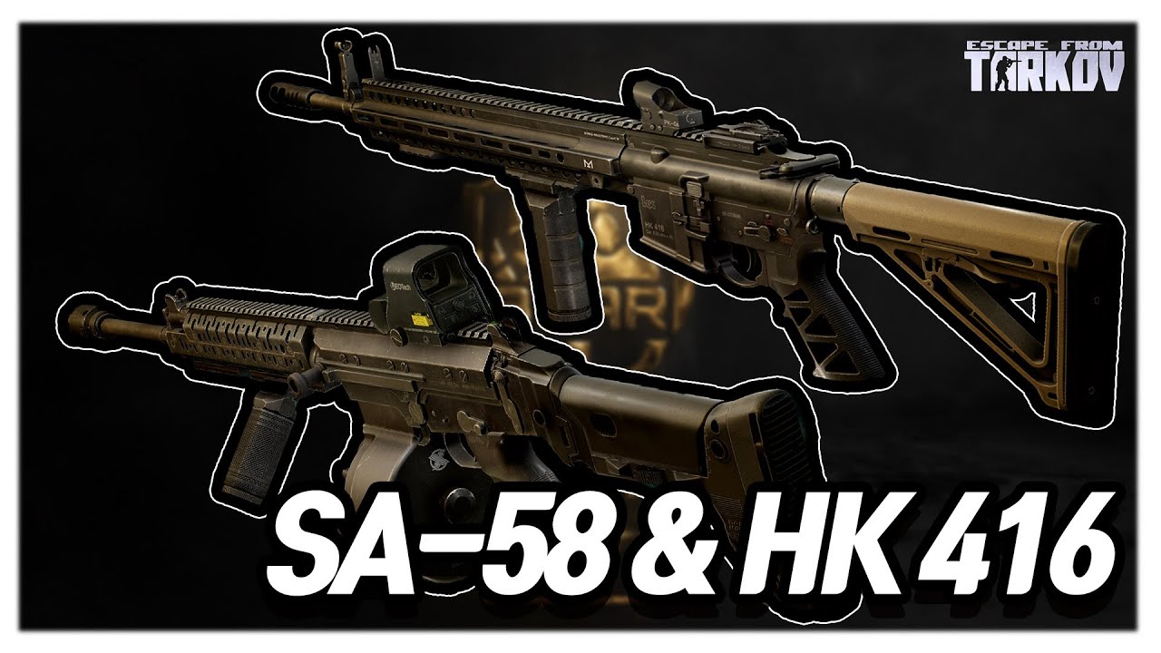 [타르코프] 이 게임 1티어 총기 Sa-58 & HK 416을 둘다 써봤습니다 // Escape From Tarkov