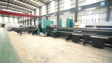Laser Pipe Cutting Machine LX83TXA Three Chucks Automatic Feeding——LXSHOW LASER