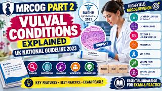 MRCOG Part 2 | Vulval Conditions Explained | UK National Guideline 2023