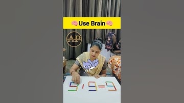 (5+9=9) Correct the equation by moving 1 sticks !! #shorts #iqtest #equation #games #challenge