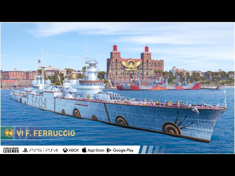 видео: Крейсер F. FERRUCCIO  в World of Warships Legends