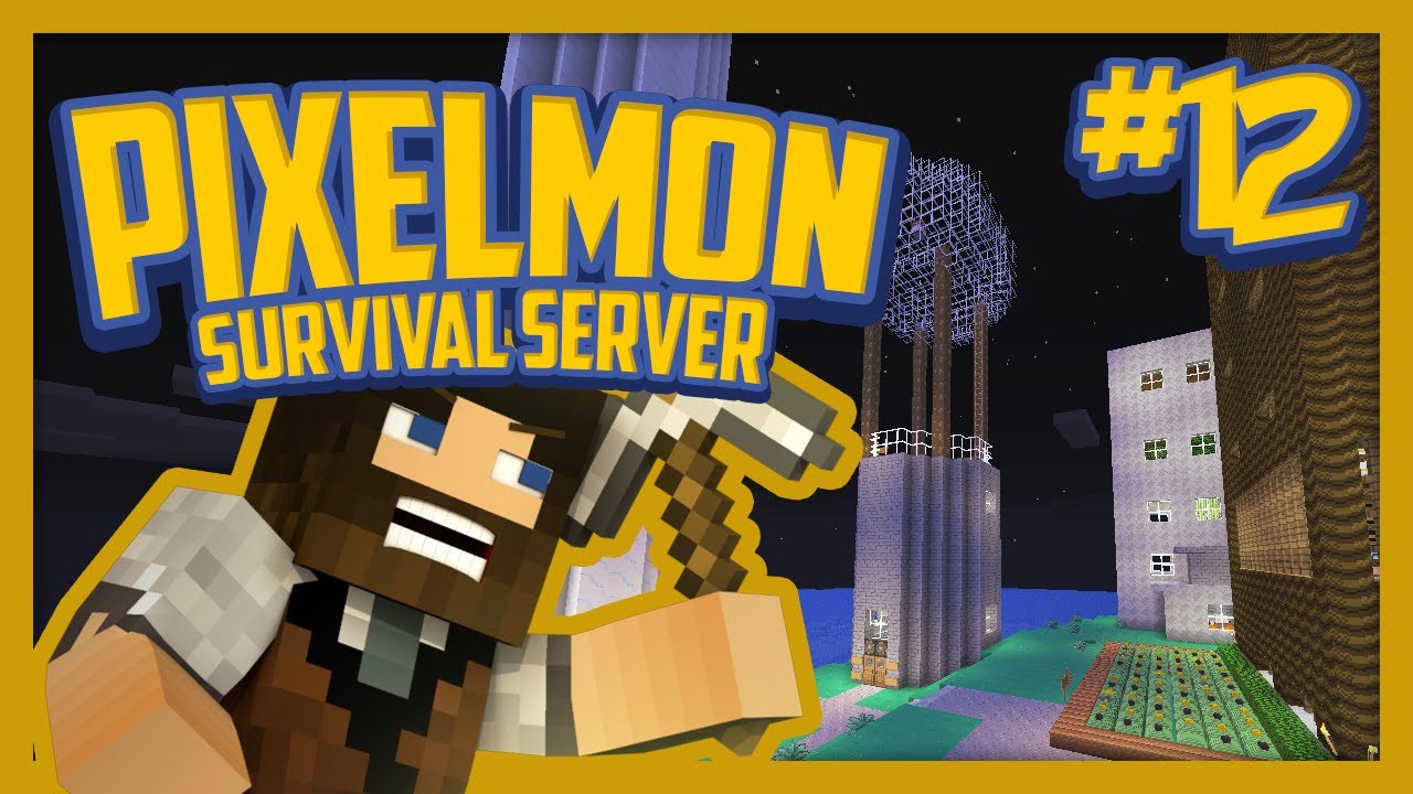 Pixelmon Survival Server (Minecraft Pokemon Mod) Lets Play Ep.12 Caspian Town!