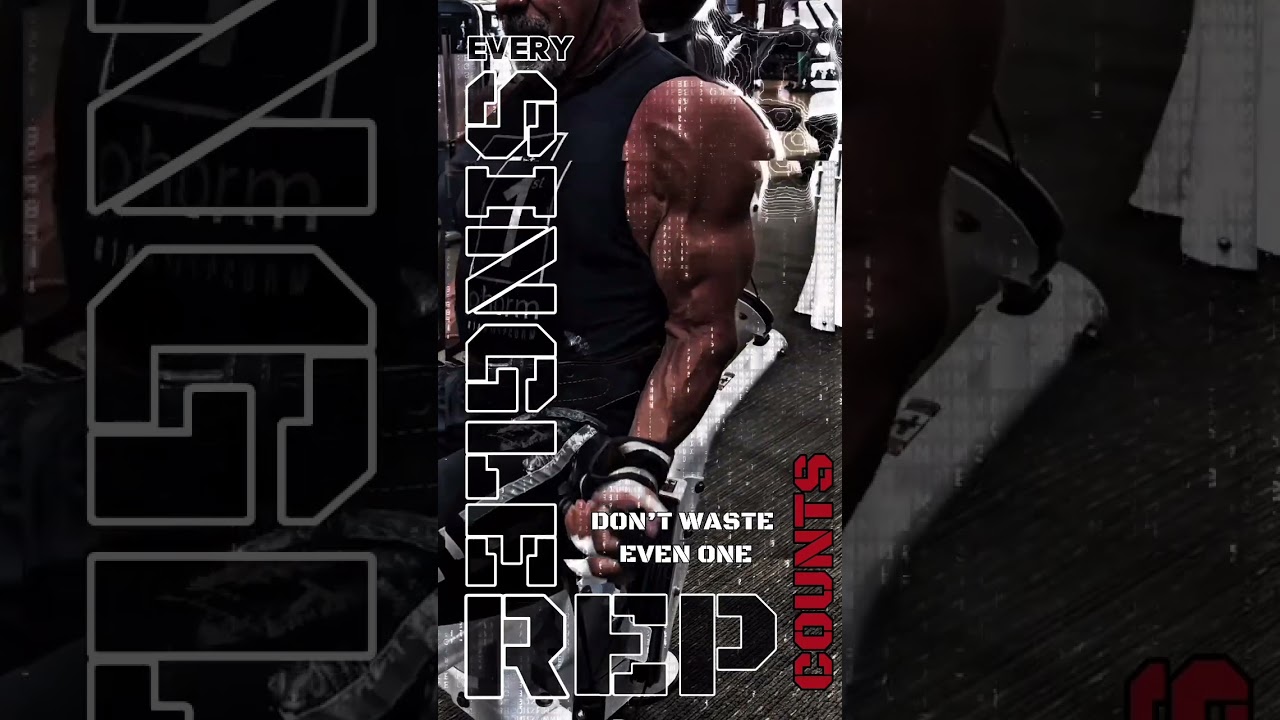 Every single rep counts #appreciation #workout #motivation #trainer
