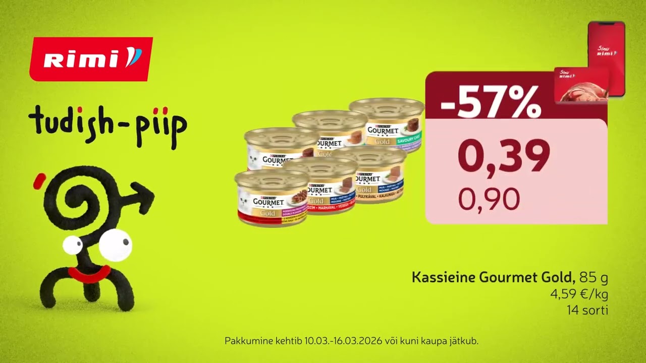 Rimis on Tudish-Piip! 📣| 10.03-16.03.2026 | Rimi