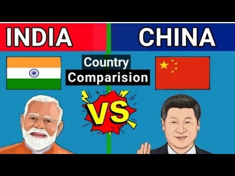 India v/s China - country comparison 2022 - YouTube