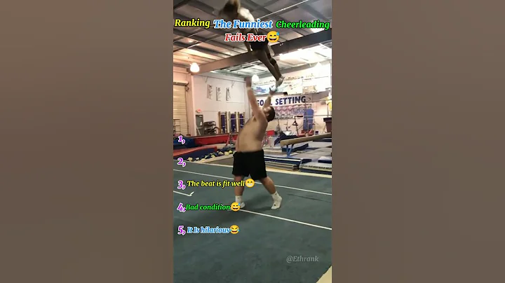Ranking The Funniest Cheerleading Fails Ever😅 #cheerleading #fail #funny