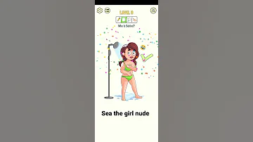 Sea the girl nude