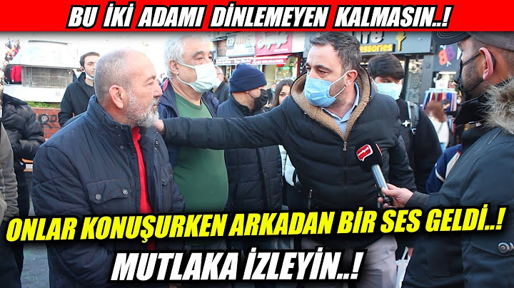 İKİ ADAMLA EFSANE BİR RÖPORTAJ YAPARKEN ARKADAN BİR SES GELDİ; "İMAMOĞLU NE YAPTI"..!