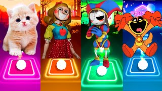 CUTE CAT THUNDER VS MISS DELIGHT VS DIGITAL CIRCUS VS DOGDAY VS TILES HOP EDM RUSH